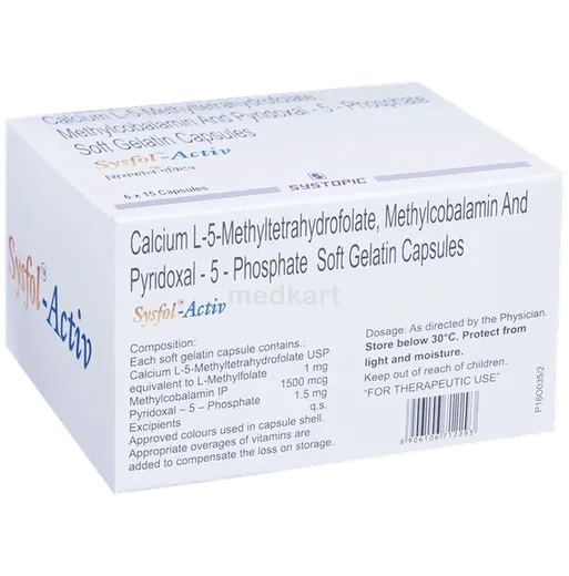 sysfol activ capsule 15's